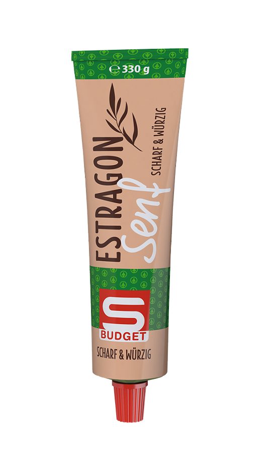 S-BUDGET Estragon Senf scharf & würzig 330 G