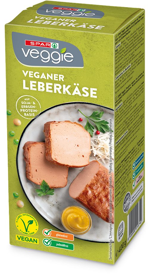SPAR Veggie veganer Leberkäse 400 G