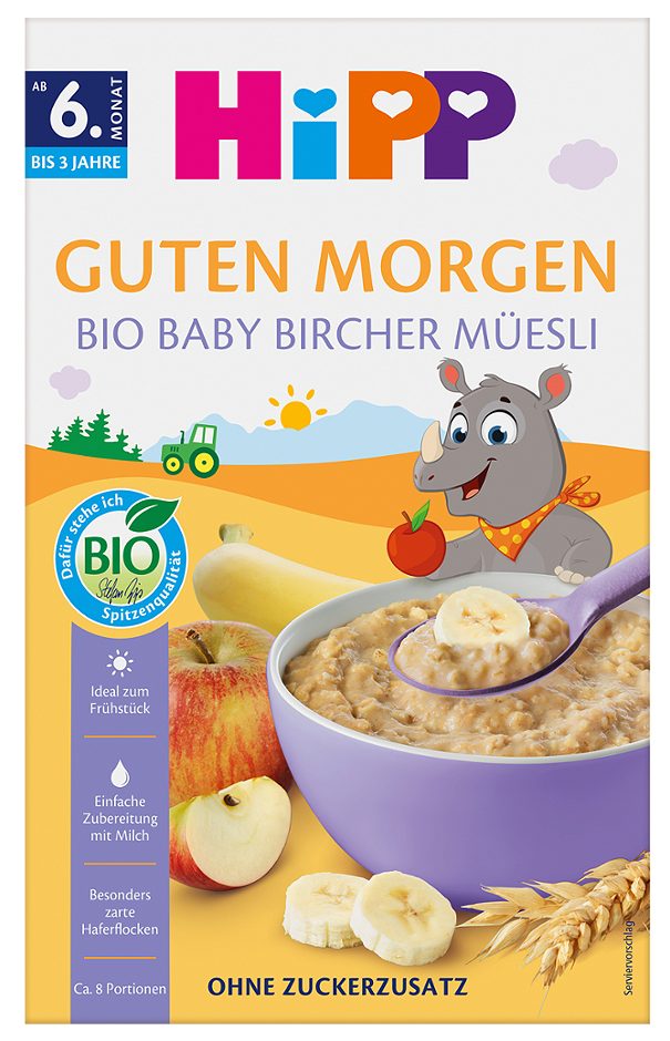 Hipp Guten Morgen Bio Baby Bircher Müsli 250 G