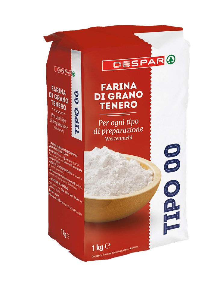 DESPAR Farina di Grano Tenero Tipo 00 1 KG