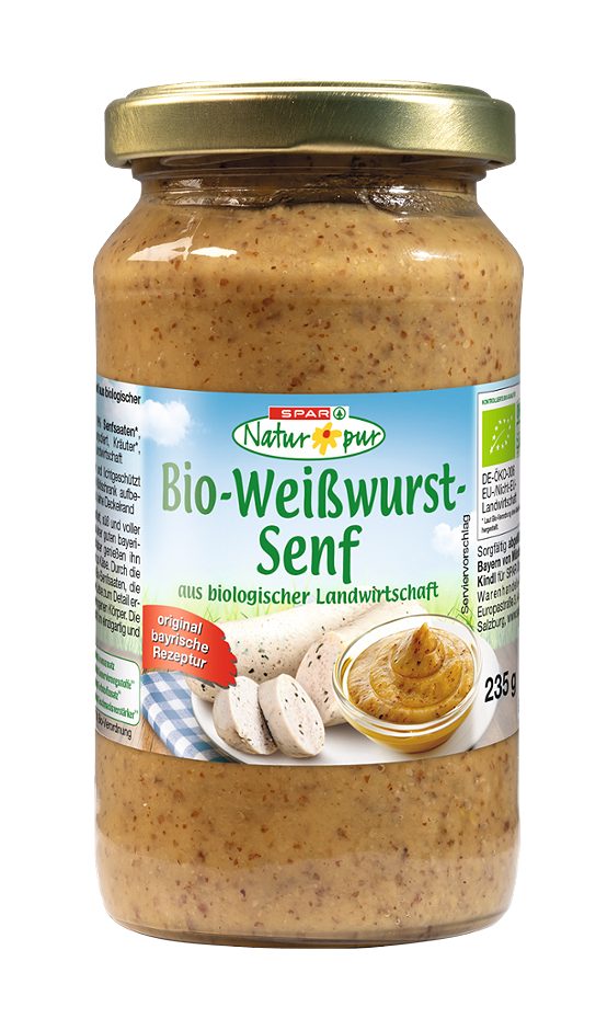 SPAR Natur*pur Bio-Weißwurst-Senf 235 G