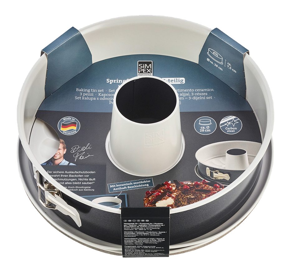 SIMPEX PROFESSIONAL Springformen Set 3 teilig