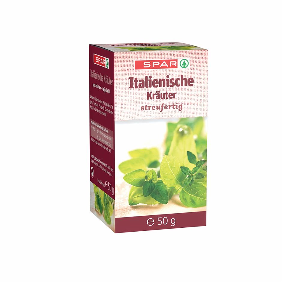 SPAR Italienische Kräuter streufertig 50 G