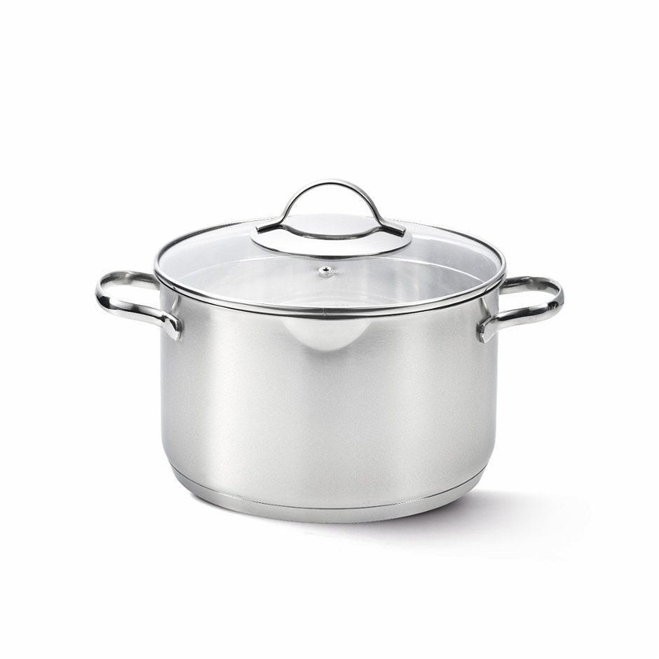 SIMPEX PROFESSIONAL Topf mit Deckel 24 cm und Ausgussfunktion