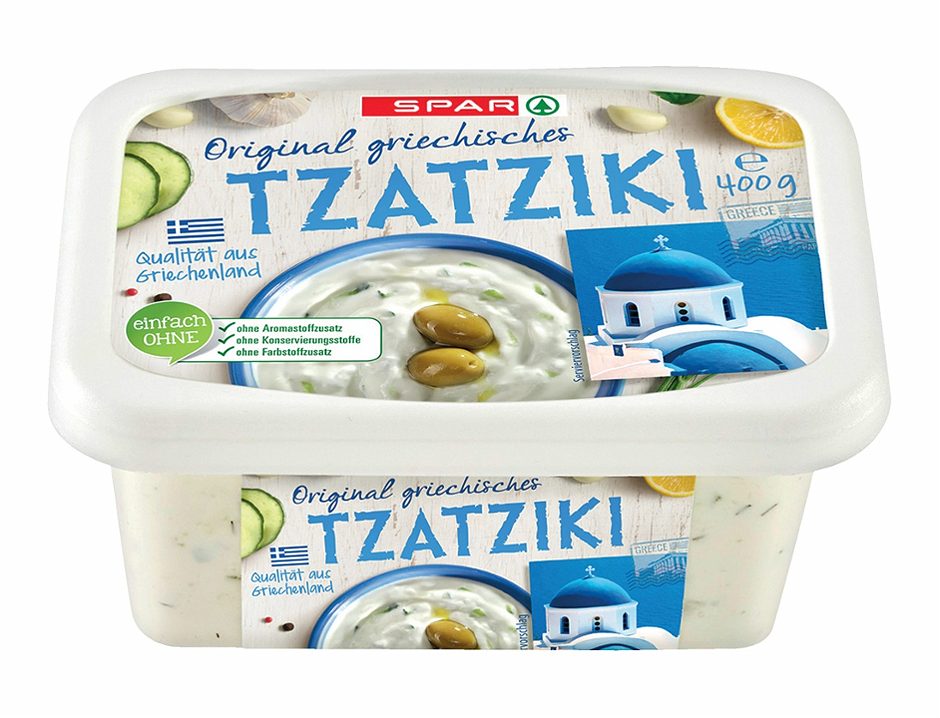 SPAR Original griechisches Tzatziki 400 G