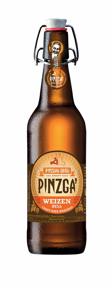 Pinzgau Bräu Pinzga' Weizen hell 500 ML MEHRWEG