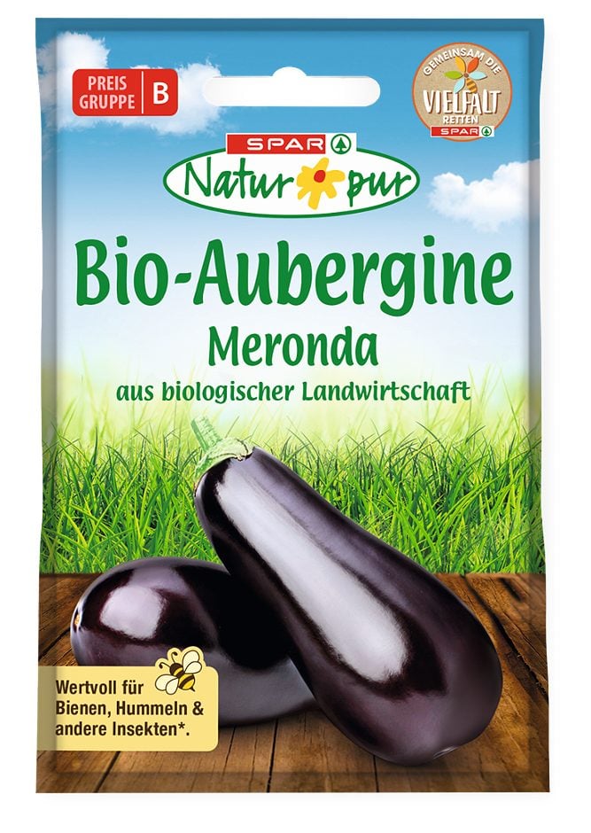 SPAR Natur*pur Saatgut Bio-Aubergine – Meronda