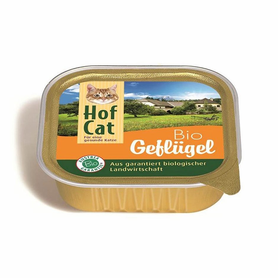 Hof Cat Bio Katzenfutter Geflügel 100 G