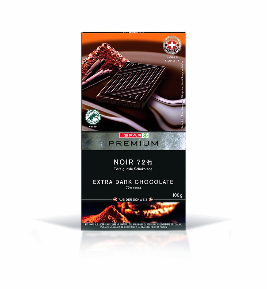SPAR PREMIUM Schokolade Noir 72% 100 G
