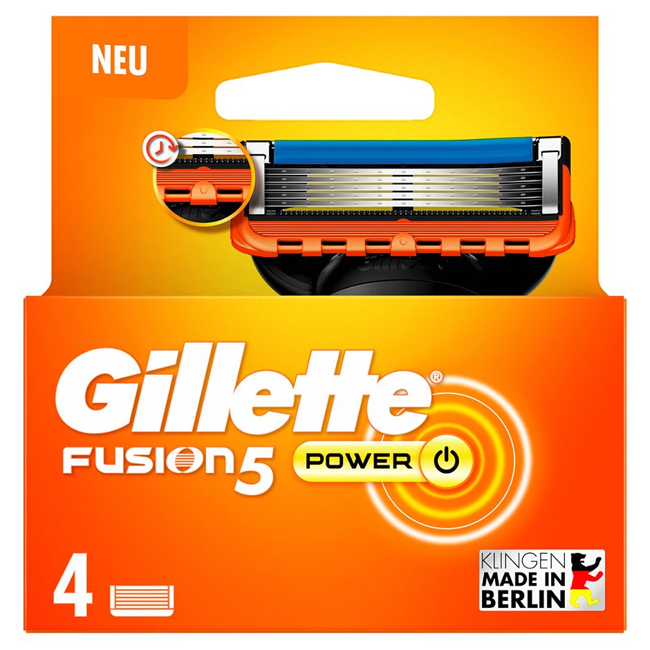 Gillette Fusion5 Rasierklingen Power 4 Stück