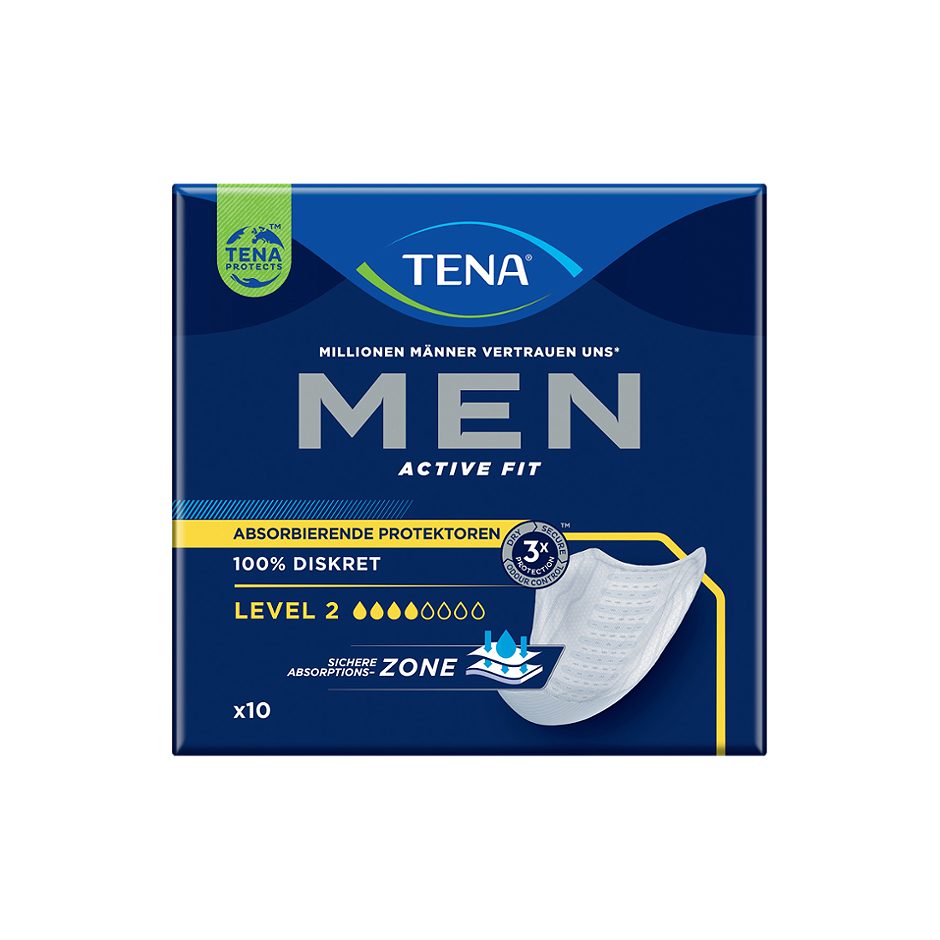 Tena Men Absorbierende Protektoren Level 2 Mittel 10 Stück