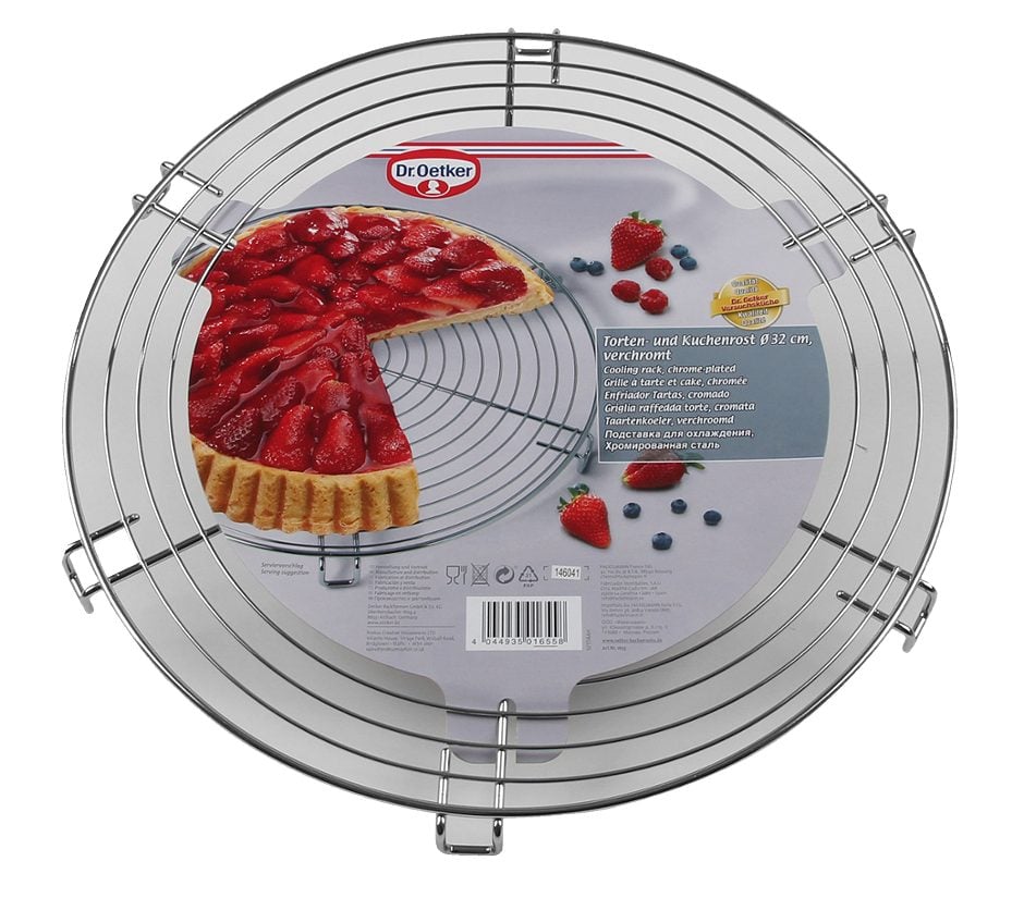 Dr. Oetker Tortenrost 32 cm verchromt