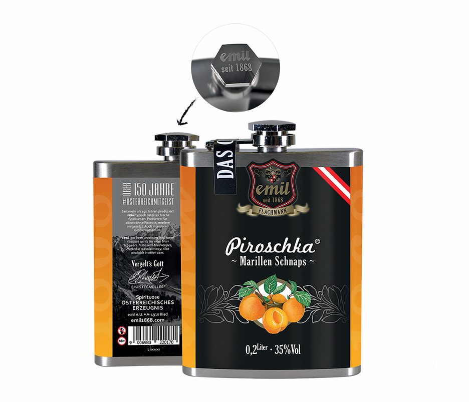 Emil 1868 Piroschka® Marillen Schnaps 200 ML