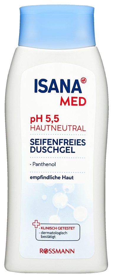 Isana med Seifenfreies Duschgel pH 5,5 / hautneutral 250ml