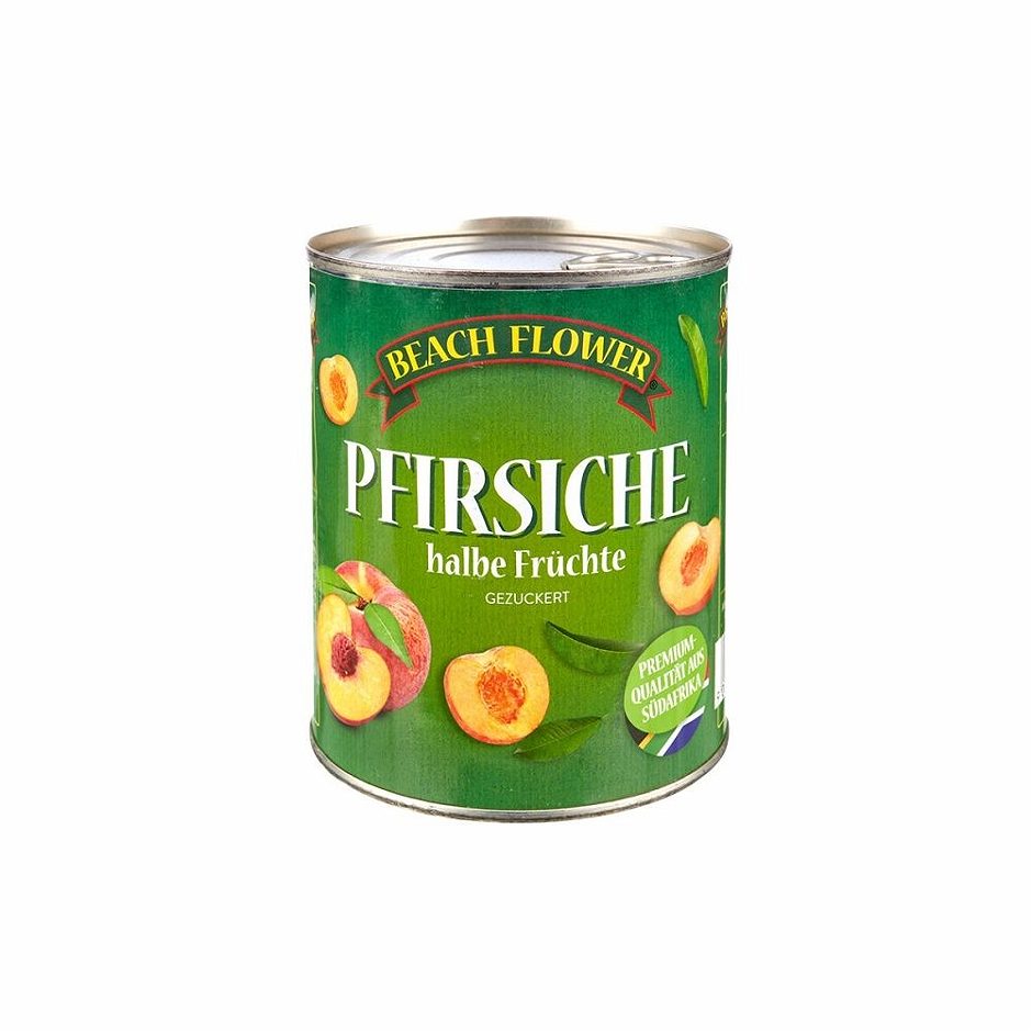 Beach Flower Pfirsichhälften gezuckert 825 G
