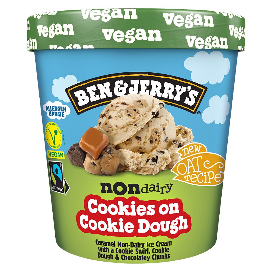 Ben & Jerry's Non Dairy Cookies On Cookie Dough 465 ML
