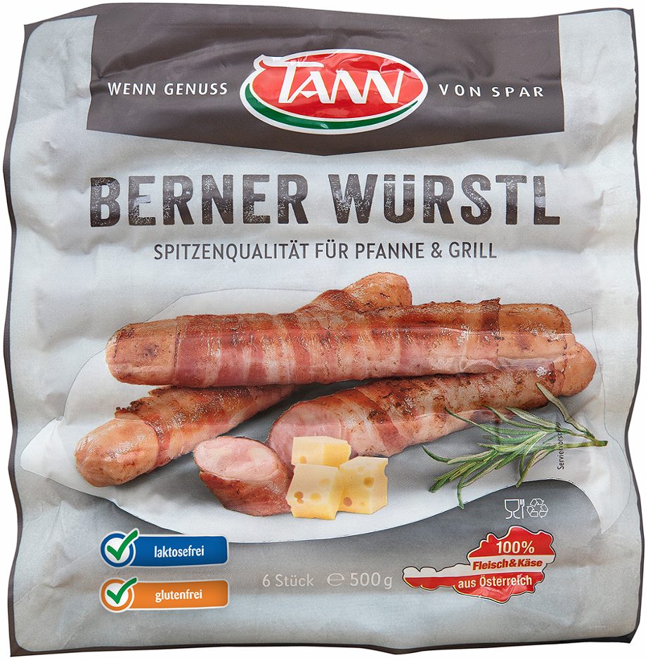 TANN Berner Würstl per Packung 500 G