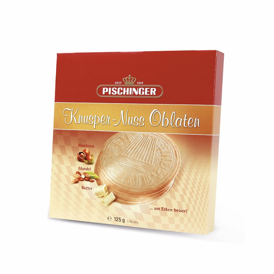Pischinger Knusper-Nuss Oblaten 125 G