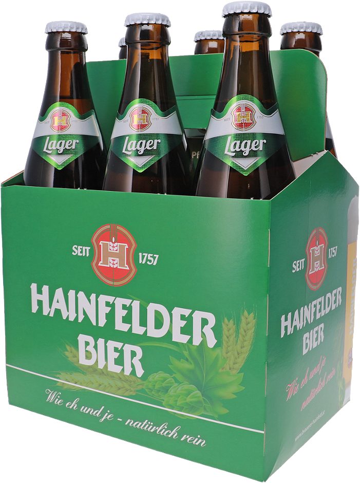 Hainfelder Lager 6x0,5l 3.000 ML MEHRWEG