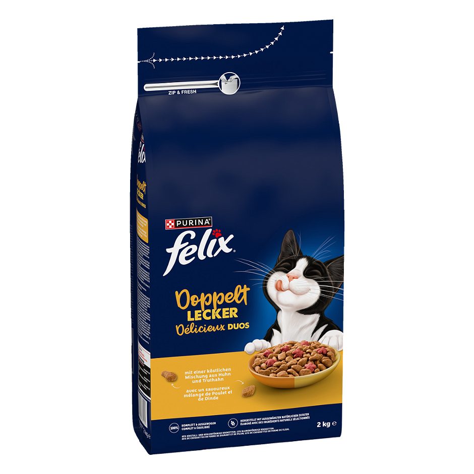 Felix Katzentrockennahrung Geflügel 2 KG
