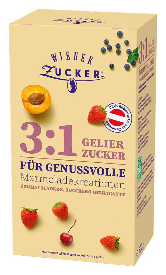 Wiener Zucker Gelierzucker 3:1 500 G