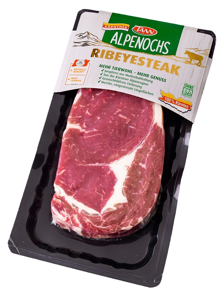 TANN Ribeye-Steak per Pkg. 1 KG