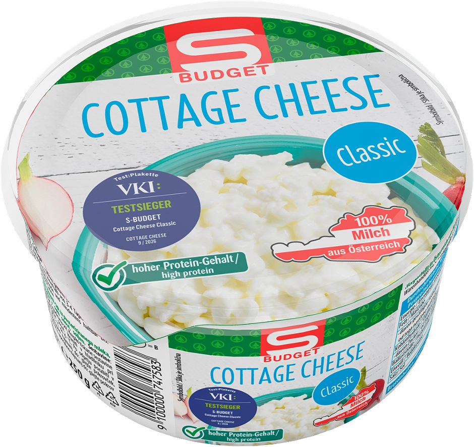 S-BUDGET Cottage Cheese Classic 250 G