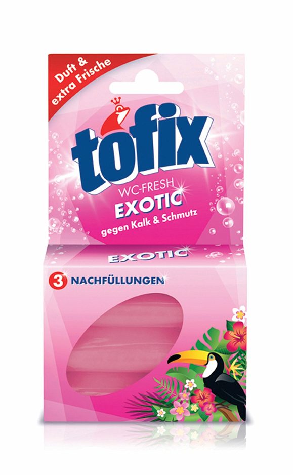 Tofix WC-fresh WC-Nachfüllsteine Exotic 3 Stück