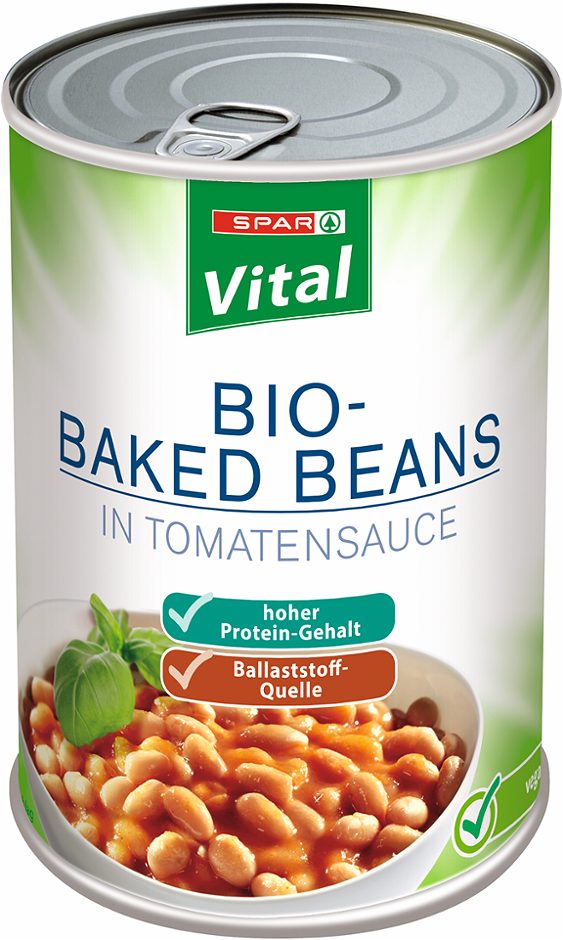SPAR Vital Bio-Baked Beans in Tomatensauce 400 G