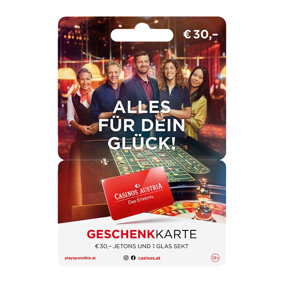 Casinos Austria Gutschein 30 €