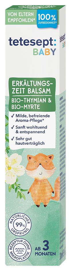 tetesept Baby Erkältungszeit Balsam Bio-Thymian & Bio Myrte 30ml
