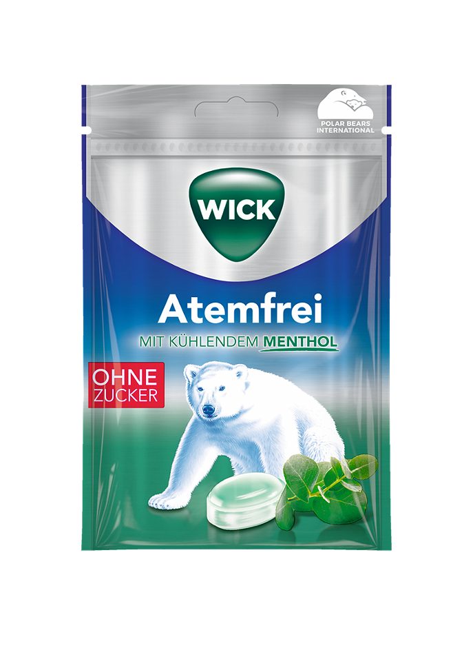 Wick Eukalyptus Hustenbonbons zuckerfrei 72 G