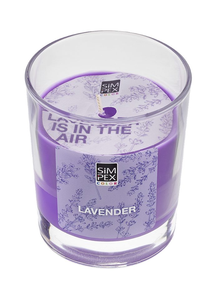 SIMPEX COLOR Duftglas Lavendel groß