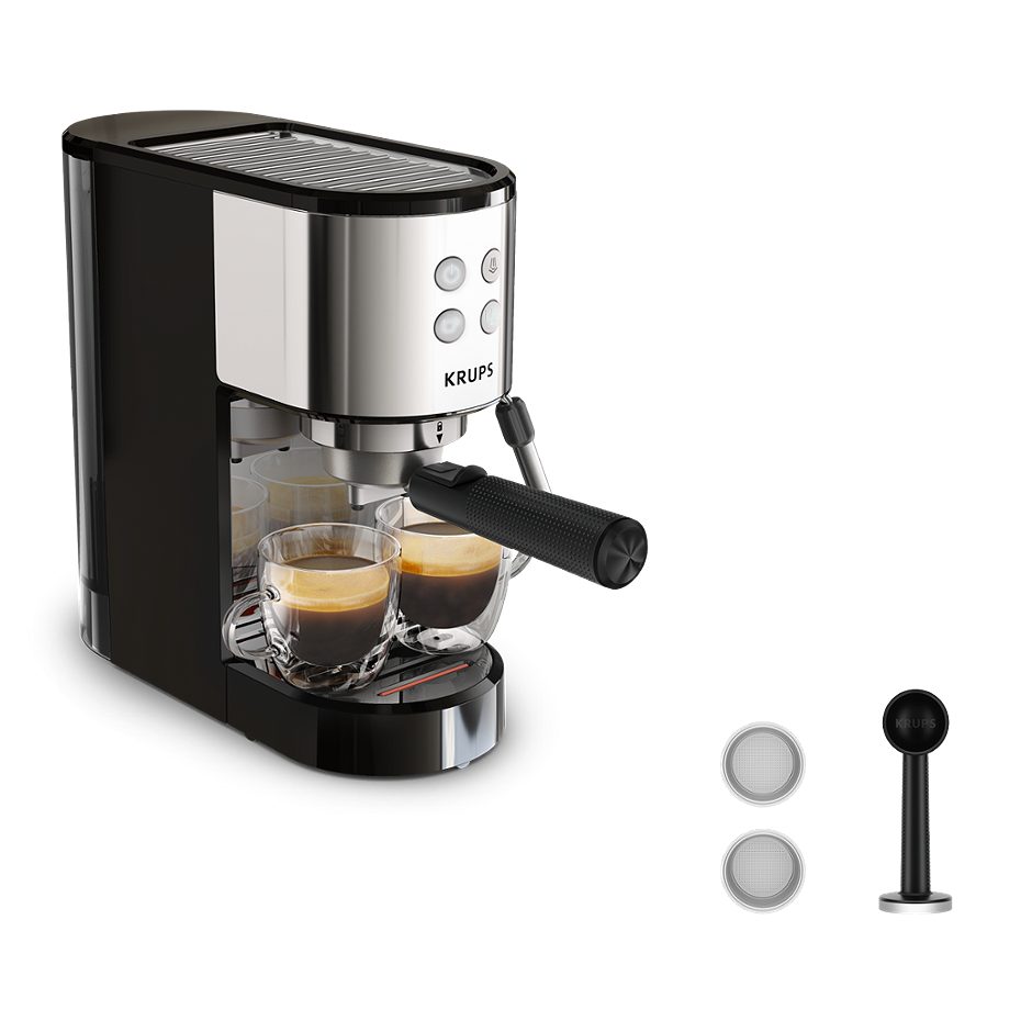 Krups Espresso Siebträgermaschine Virtuoso Essential XP4418