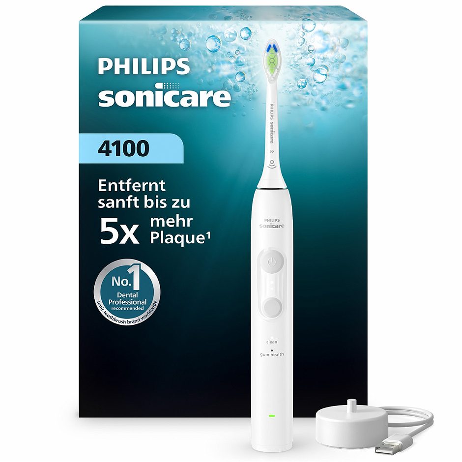 Philips Wiederaufladbare Zahnbürste Sonicare 4100