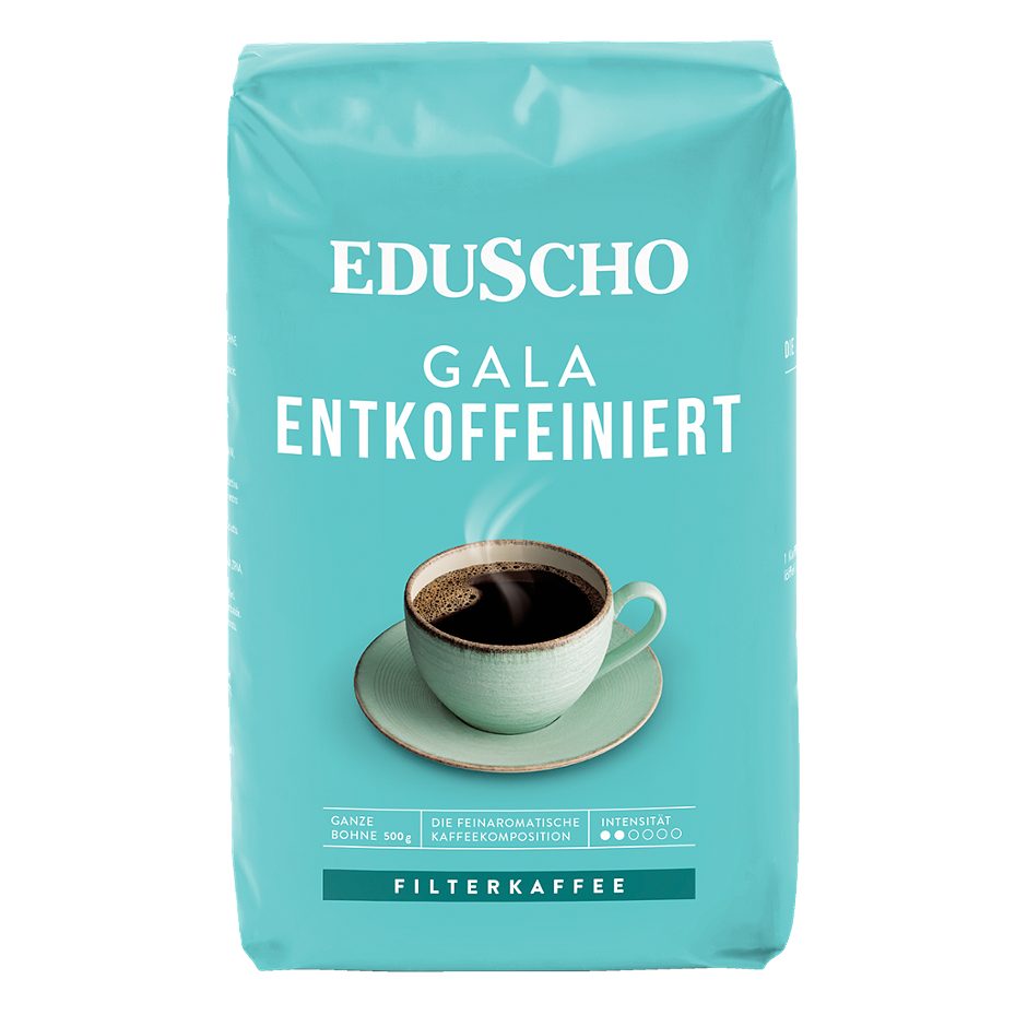 Eduscho Gala entkoffeiniert ganze Bohne 500 G