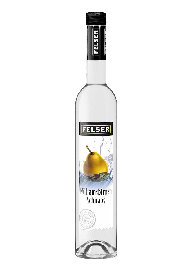 Felser Williamsbirnenschnaps 0,5 L