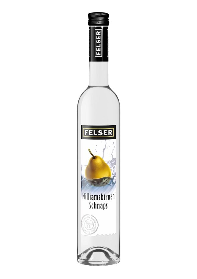 Felser Williamsbirnenschnaps 0,5 L