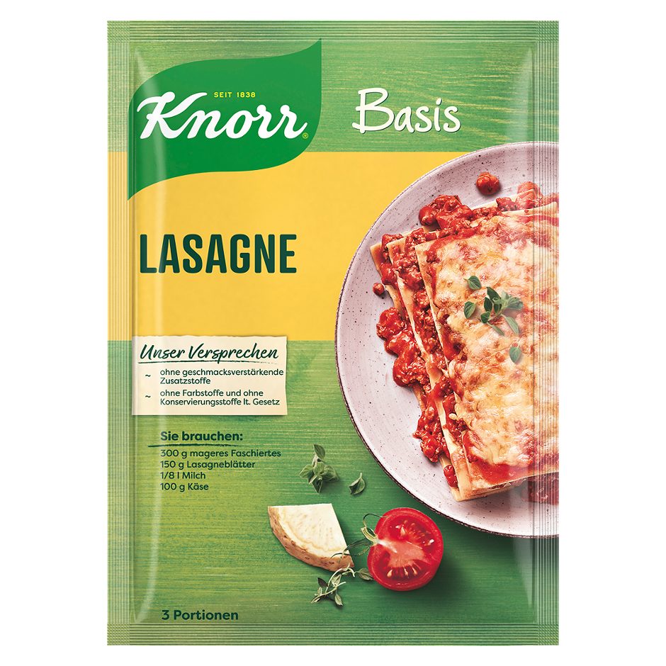 Knorr Basis Lasagne