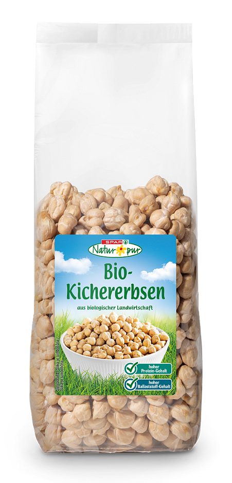 SPAR Natur*pur Bio-Kichererbsen 500 G