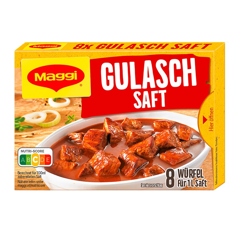 Maggi Basis für Gulaschsaft 8 Würfel