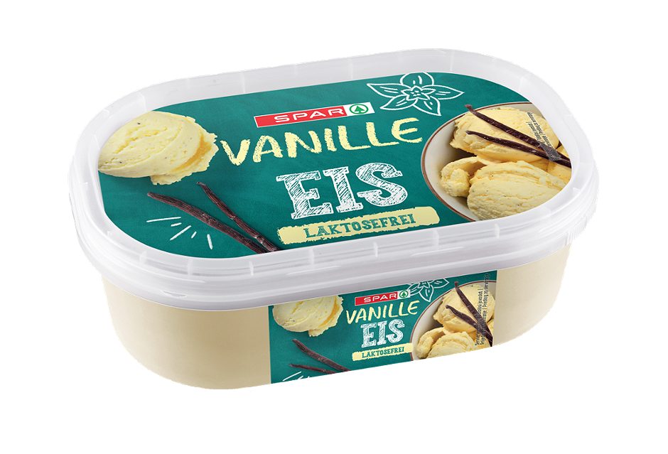 SPAR Eis Vanille laktosefrei 1 L