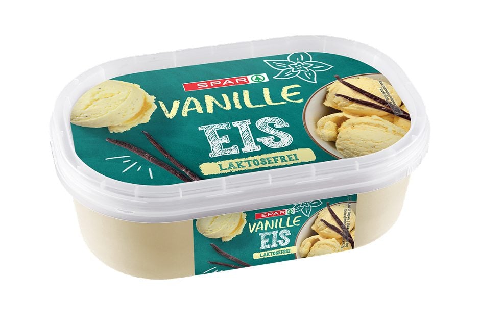 SPAR Eis Vanille laktosefrei 1 L