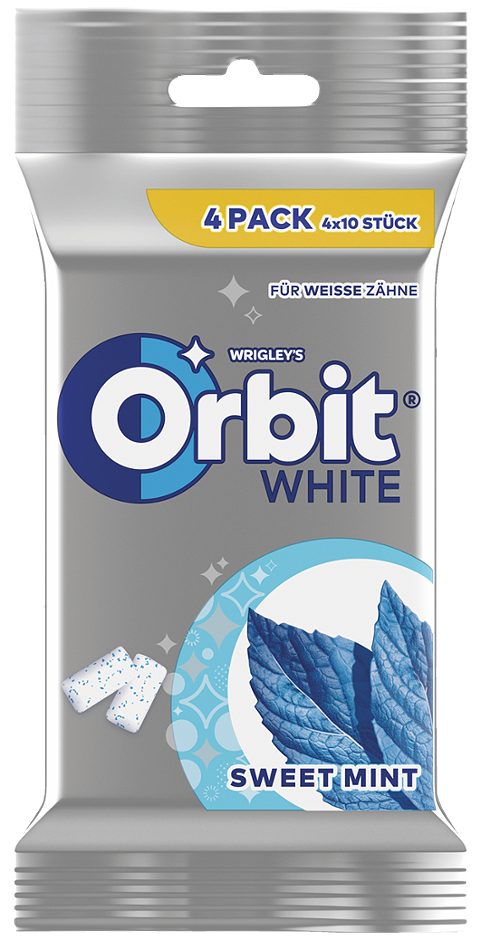 Wrigley Orbit White Sweet Mint 4er 56 G