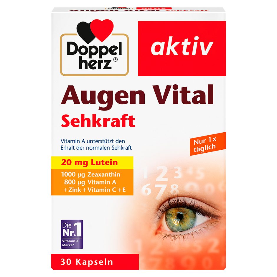 Doppelherz aktiv Augen Vital Sehkraft 30 Kapseln 42 G