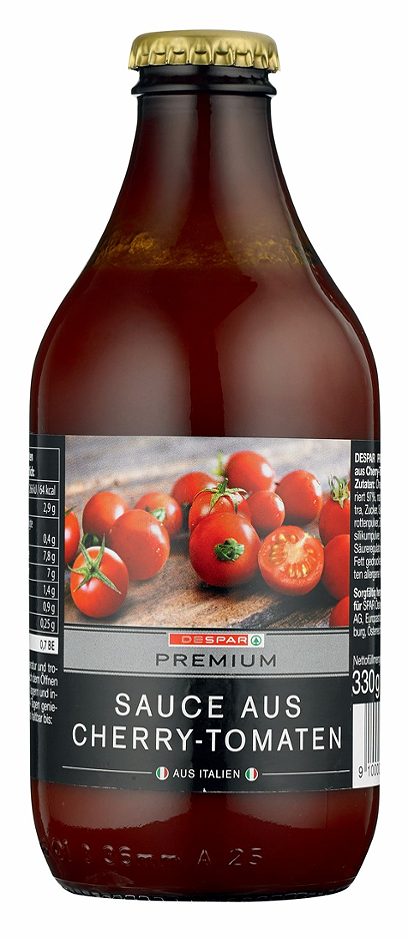 DESPAR PREMIUM Sauce aus Cherry-Tomaten 330 G