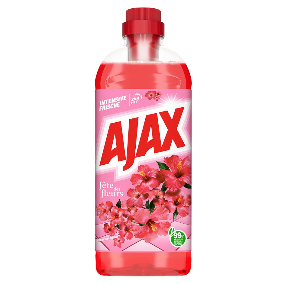 Ajax fête des fleurs Allzweckreiniger Hibiskusblütenduft 1L