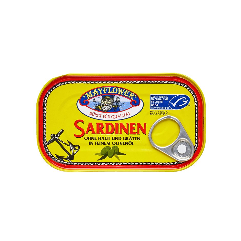 May Flower MSC Sardinen in Olivenöl 120 G