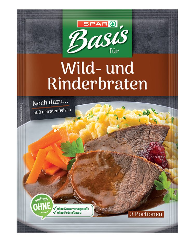 SPAR Basis für Wild- und Rindsbraten 3 Portionen