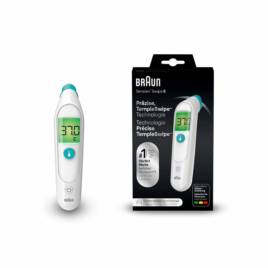 Braun Fieberthermometer Temple Swipe